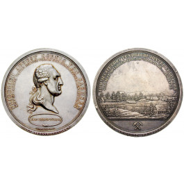 Sachsen, Königreich Sachsen, Friedrich August I., Silbermedaille 1818, vz