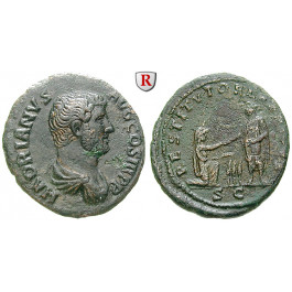 Römische Kaiserzeit, Hadrianus, As 134-138, ss-vz/ss
