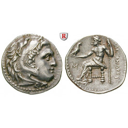 Makedonien, Königreich, Alexander III. der Grosse, Drachme 295-275 v.Chr., vz
