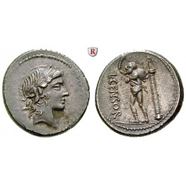 Römische Republik, L. Marcius Censorinus, Denar 82 v.Chr., vz-st