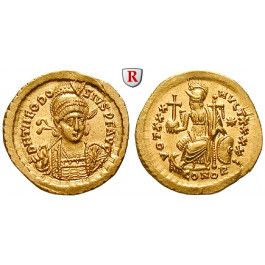 Römische Kaiserzeit, Theodosius II., Solidus 430-440, st