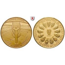 Sport, Fussball, Goldmedaille o.J., 17,08 g fein, PP