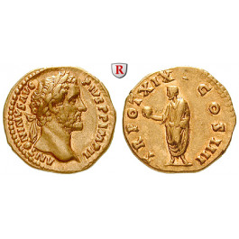Römische Kaiserzeit, Antoninus Pius, Aureus 155-156, vz