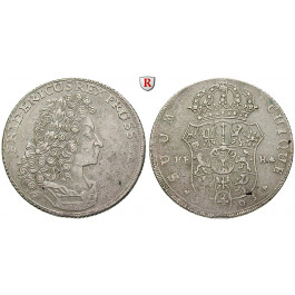 Brandenburg-Preussen, Königreich Preussen, Friedrich I., 2/3 Taler 1703, ss-vz