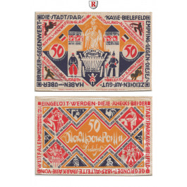 Notgeld der besonderen Art, Bielefeld, 50 Mark 9.4.1922, I