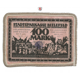 Notgeld der besonderen Art, Bielefeld, 100 Mark 15.7.1921, I