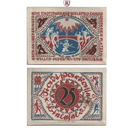 Notgeld der besonderen Art, Bielefeld, 25 Mark 15.7.1921, I
