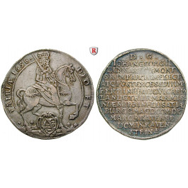 Sachsen, Albertinische Linie, Johann Georg II., Taler 1658, ss-vz