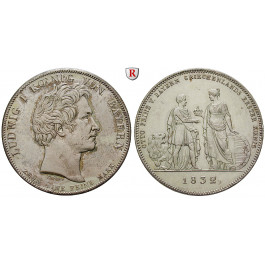 Bayern, Königreich, Ludwig I., Geschichtstaler 1832, f.vz