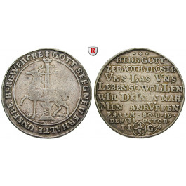 Stolberg, Stolberg-Stolberg und Stolberg-Roßla, Christof Friedrich und Jost Christian, 2/3 Taler 1717, ss