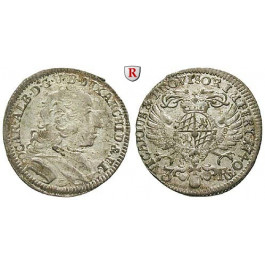 Bayern, Herzogtum, Karl Albrecht, 3 Kreuzer 1740, vz-st