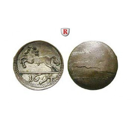 Braunschweig, Braunschweig-Calenberg-Hannover, Ernst August, Einseitiger Pfennig 1694, vz