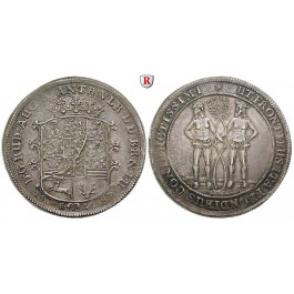 Braunschweig, Braunschweig-Wolfenbüttel, Rudolf August und Anton Ulrich, 1/2 Taler 1687, vz+
