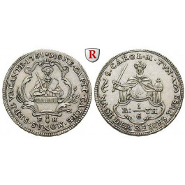 Münster, Bistum, Sede Vacante, 1/6 Taler 1761, f.vz