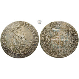 Polen, Sigismund III., Reichstaler 1629, ss