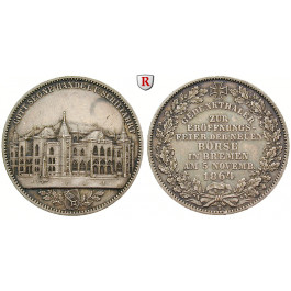 Bremen, Stadt, Taler 1864, vz