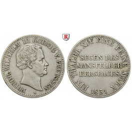 Brandenburg-Preussen, Königreich Preussen, Friedrich Wilhelm III., Ausbeutetaler 1831, ss
