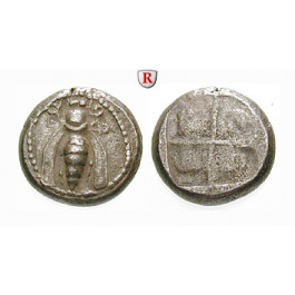 Ionien, Ephesos, Drachme 500-420 v.Chr., ss
