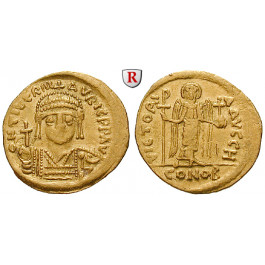 Byzanz, Mauricius Tiberius, Solidus 583, ss+