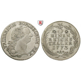 Brandenburg-Preussen, Friedrich II., 1/3 Taler 1773, ss+