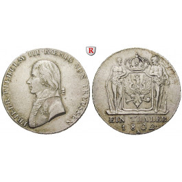 Brandenburg-Preussen, Königreich Preussen, Friedrich Wilhelm III., Taler 1802, f.vz