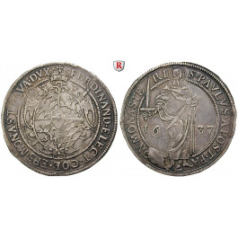 Münster, Bistum, Ferdinand von Bayern, Reichstaler 1637, ss+