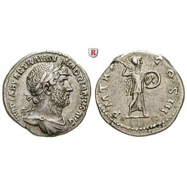 Römische Kaiserzeit, Hadrianus, Denar 119-122, ss-vz