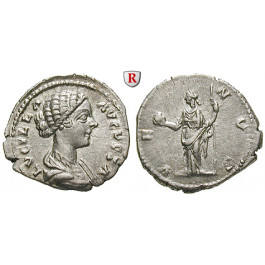 Römische Kaiserzeit, Lucilla, Frau des Lucius Verus, Denar 165-169, vz/ss-vz