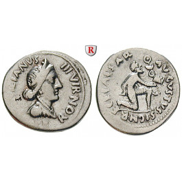 Römische Kaiserzeit, Augustus, Denar 19 v.Chr., ss