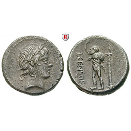 Römische Republik, L. Marcius Censorinus, Denar 82 v.Chr., ss-vz