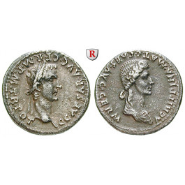 Römische Kaiserzeit, Caligula, Denar 37-38, ss-vz