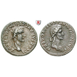 Römische Kaiserzeit, Caligula, Denar 37-38, ss-vz