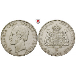 Anhalt, Anhalt-Bernburg, Alexander Carl, Vereinstaler 1859, ss