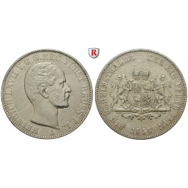 Reuss, Reuss-Schleiz, Heinrich LXVII., Vereinstaler 1858, ss