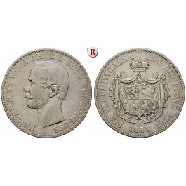 Reuss, Reuss-Obergreiz, Heinrich XX., Vereinstaler 1858, ss