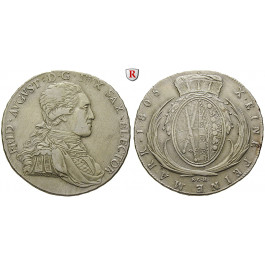 Sachsen, Albertinische Linie, Friedrich August III., Konventionstaler 1805, ss+