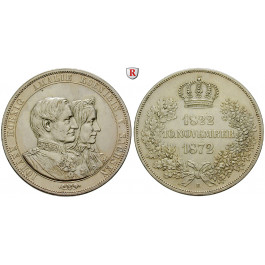 Sachsen, Königreich Sachsen, Johann, Vereinsdoppeltaler 1872, f.vz