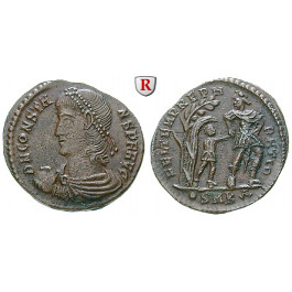 Römische Kaiserzeit, Constans, Bronze 348-350, f.vz