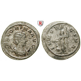 Römische Kaiserzeit, Salonina, Frau des Gallienus, Antoninian 260-268, vz-st