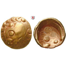 Süddeutschland, Vindelici, Regenbogenschüsselchen-Stater 150-50 v.Chr., f.vz