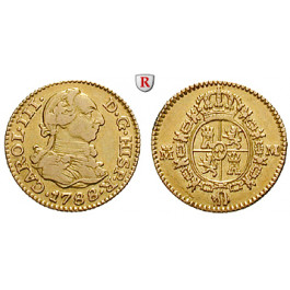 Spanien, Carlos III., 1/2 Escudo 1788, ss
