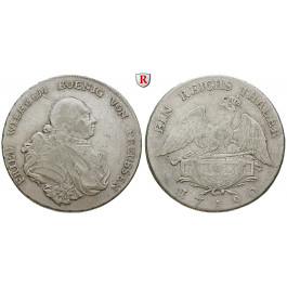 Brandenburg-Preussen, Königreich Preussen, Friedrich Wilhelm II., Taler 1790, ss