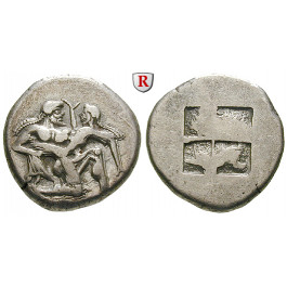 Thrakische Inseln, Thasos, Stater 550-463 v.Chr., ss+