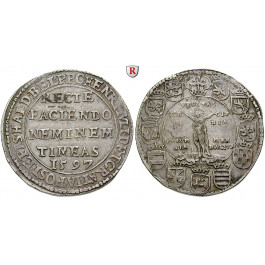 Braunschweig, Braunschweig-Wolfenbüttel, Heinrich Julius, Reichstaler 1597, ss-vz