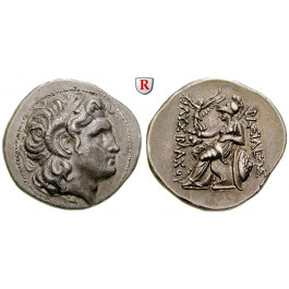 Thrakien, Königreich, Lysimachos, Tetradrachme 297-281 v.Chr., vz-st/vz