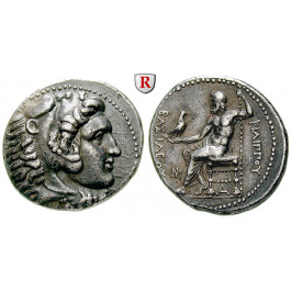 Makedonien, Königreich, Philipp III., Tetradrachme 323-317 v.Chr., vz