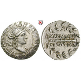 Makedonien-Römische Provinz, Freistaat, Tetradrachme 167-147 v.Chr., ss-vz
