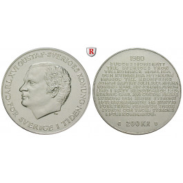 Schweden, Karl XVI.Gustav, 200 Kronor 1980, PP