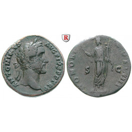 Römische Kaiserzeit, Antoninus Pius, Sesterz 147-148, ss