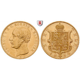 Braunschweig, Königreich Hannover, Georg V., 10 Taler 1854, ss-vz